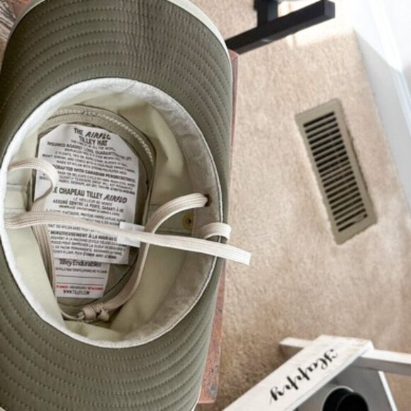 TILLEY LTM3 Khaki/Olive Airflo Classic Sun Hat Size 7 1/8TH - Picture 14 of 16